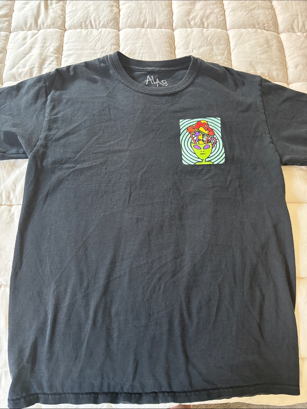 A LAB EXPAND YOU MIND- Shirt - Neon Alien Design